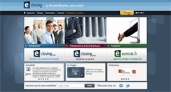 Desktop Screenshot of eclosing.fr